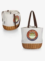 Star Wars The Mandalorian The Child Canvas Willow Basket Tote