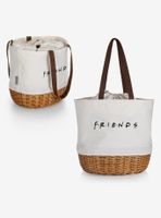 Friends Canvas Willow Basket Tote