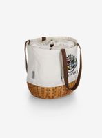 Harry Potter Hogwarts Canvas Willow Basket Tote