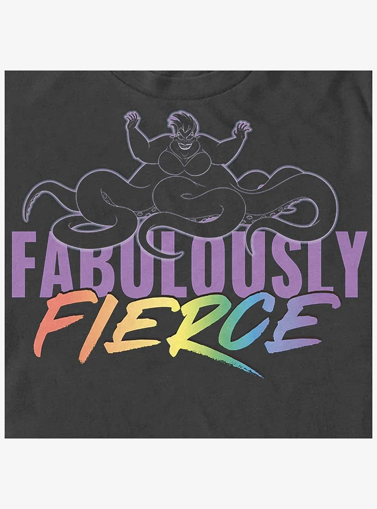 Disney The Little Mermaid Ursula Fabulously Fierce Rainbow T-Shirt