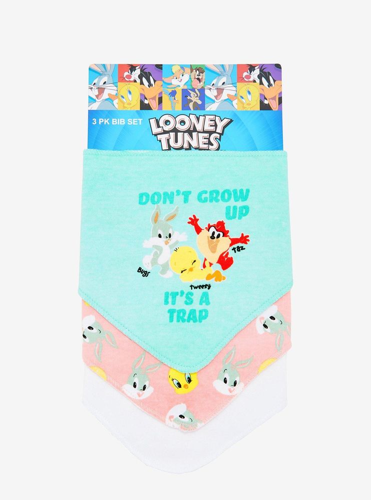 Baby Looney Tunes Here Comes Trouble Infant Bib Set - BoxLunch Exclusive