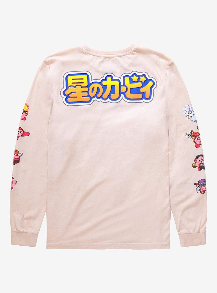Nintendo Kirby Copy Abilities Long Sleeve T-Shirt - BoxLunch Exclusive