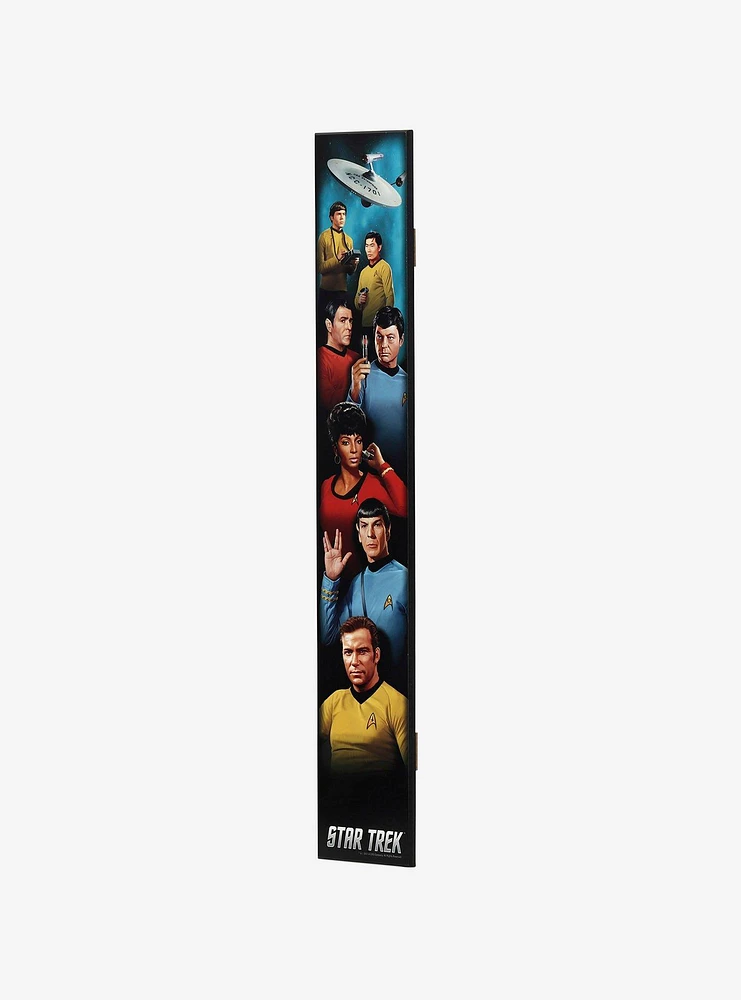 Star Trek Line Up Wood Wall Decor