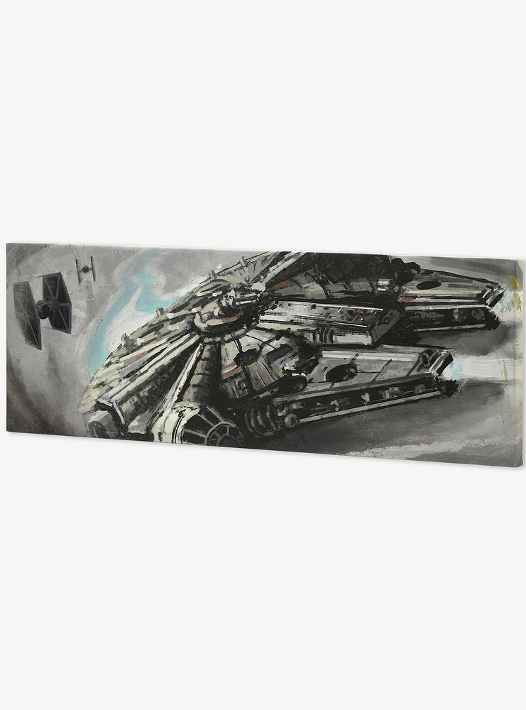 Star Wars Millenium Falcon Canvas With Backer Wall Decor