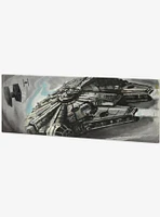 Star Wars Millenium Falcon Canvas With Backer Wall Decor