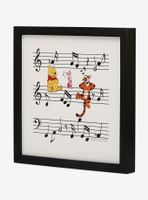 Disney Winnie The Pooh Pooh And Friends Music Notes Framed Wall Decor
