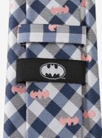 DC Comics Batman Plaid Navy Tie