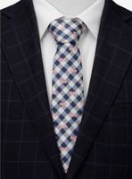 DC Comics Batman Plaid Navy Tie