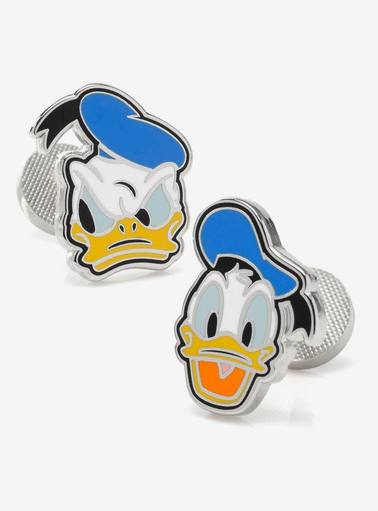 Disney Donald Duck Two Faces Cufflinks