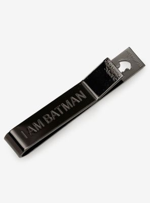DC Comics I Am Batman Black Tie Bar