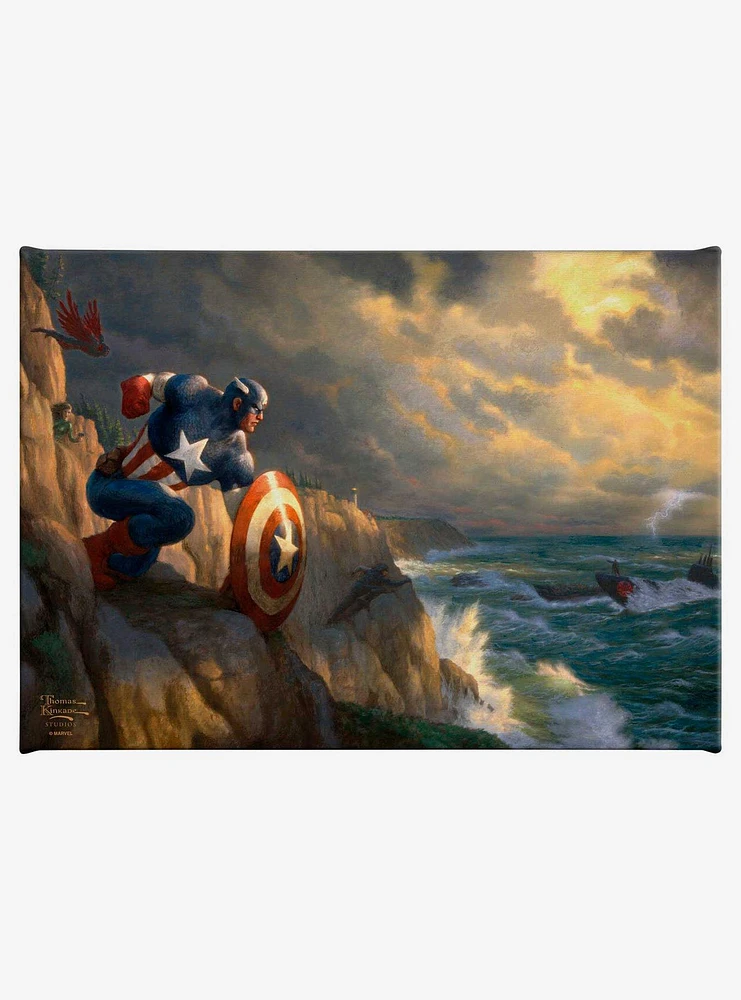 Marvel Captain America Sentinel of Liberty 10" x 14" Gallery Wrapped Canvas