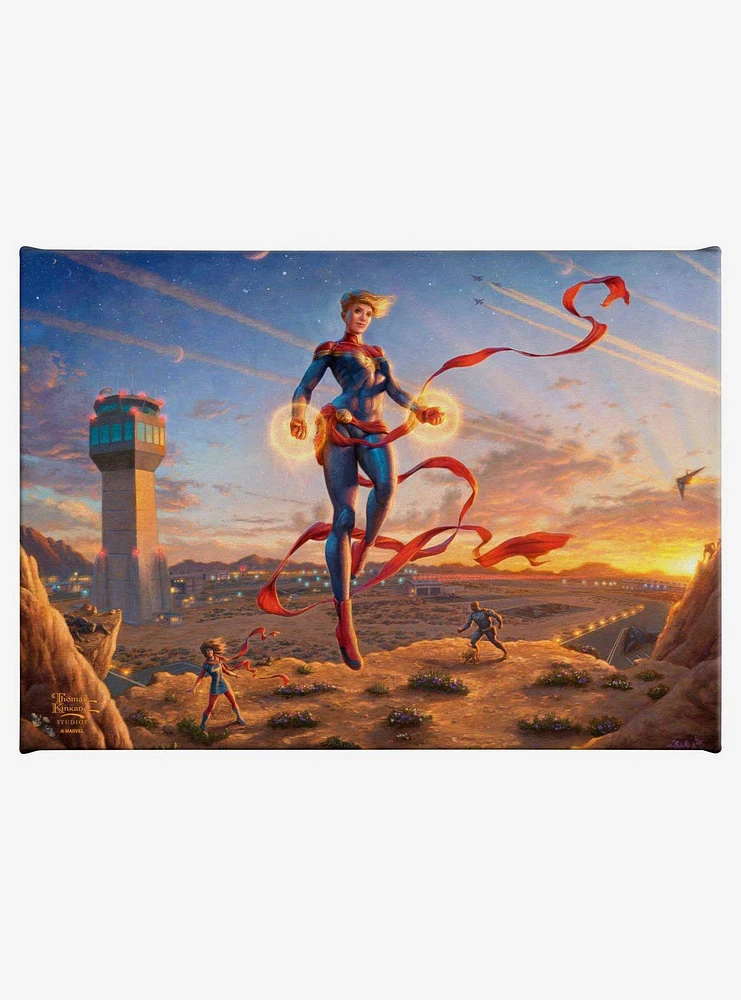 Marvel Captain Marvel Dawn of a New Day 10" x 14" Gallery Wrapped Canvas