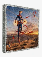 Marvel Captain Marvel Dawn of a New Day 14" x 14" Metal Box Art