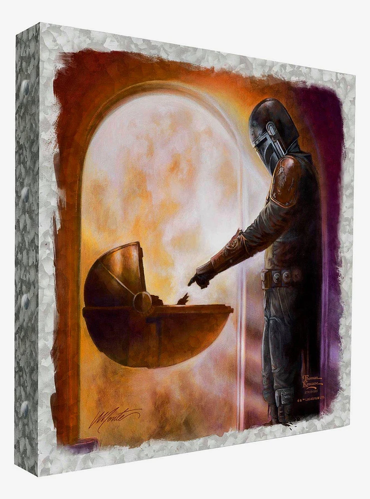 Star Wars The Mandalorian Turning Point 14" x 14" Metal Box Art