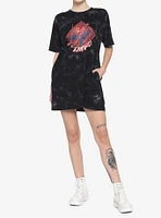 Her Universe Marvel Spider-Man Tie-Dye T-Shirt Dress