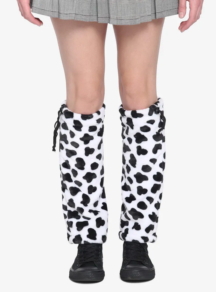 Cow Print Leg Warmers