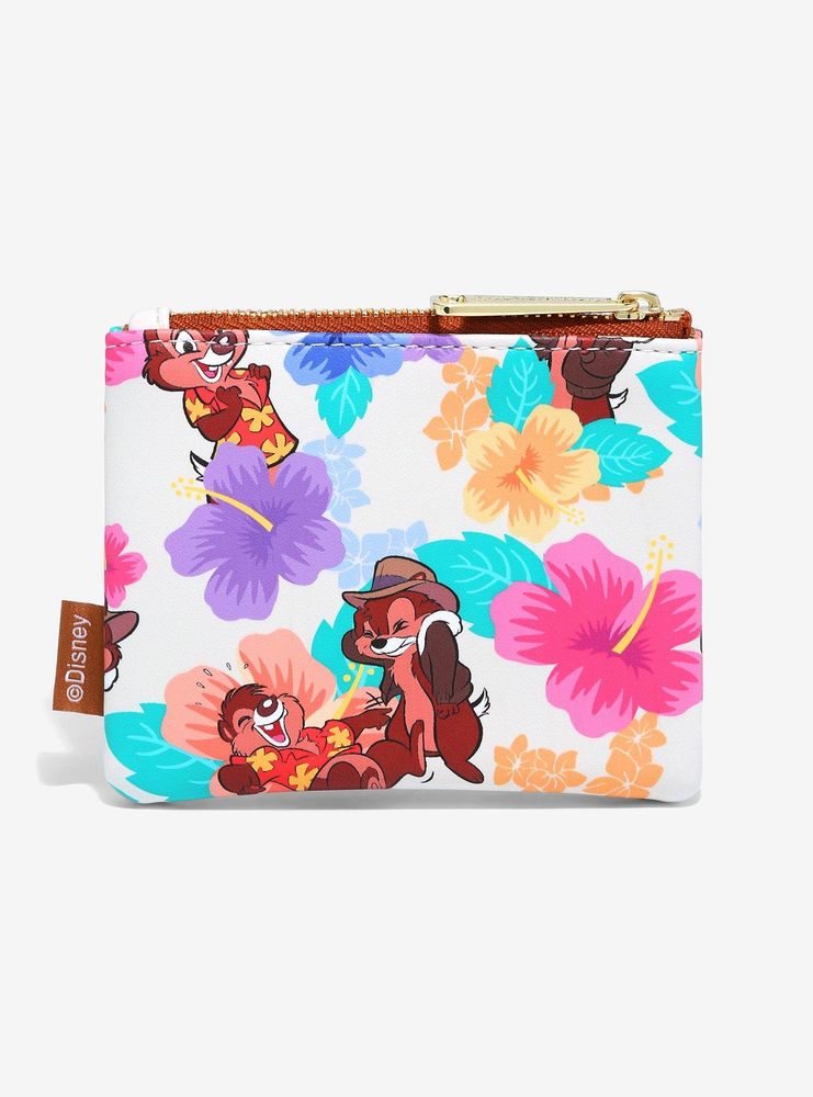 Loungefly Disney Chip & Dale Floral Coin Purse - BoxLunch Exclusive