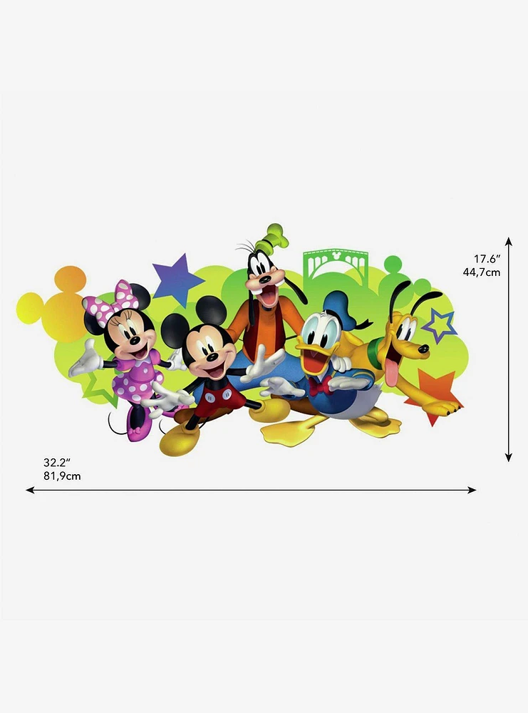 Disney Mickey & Friends Peel And Stick Giant Wall Decals