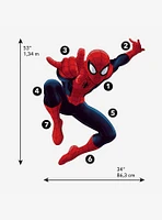 Marvel Ultimate Spider-Man Giant Peel And Stick Wall Decals