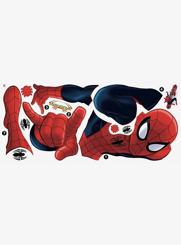 Marvel Ultimate Spider-Man Giant Peel And Stick Wall Decals