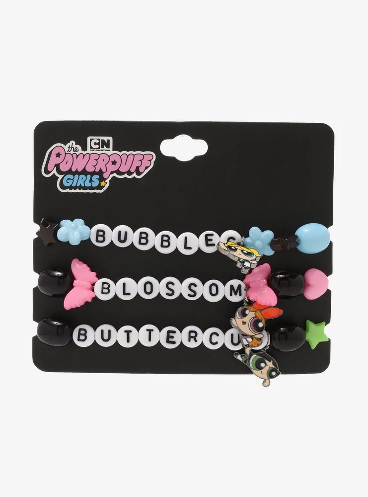The Powerpuff Girls Beaded Best Friend Bracelet Set