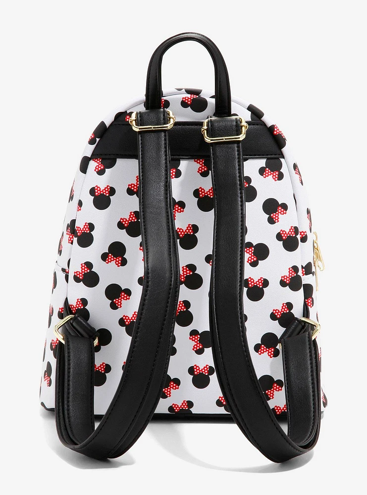 Loungefly Disney Minnie Mouse Heads Mini Backpack