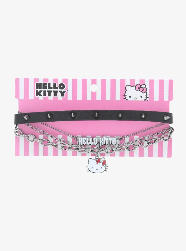 Hot Topic Hello Kitty Spiked Choker