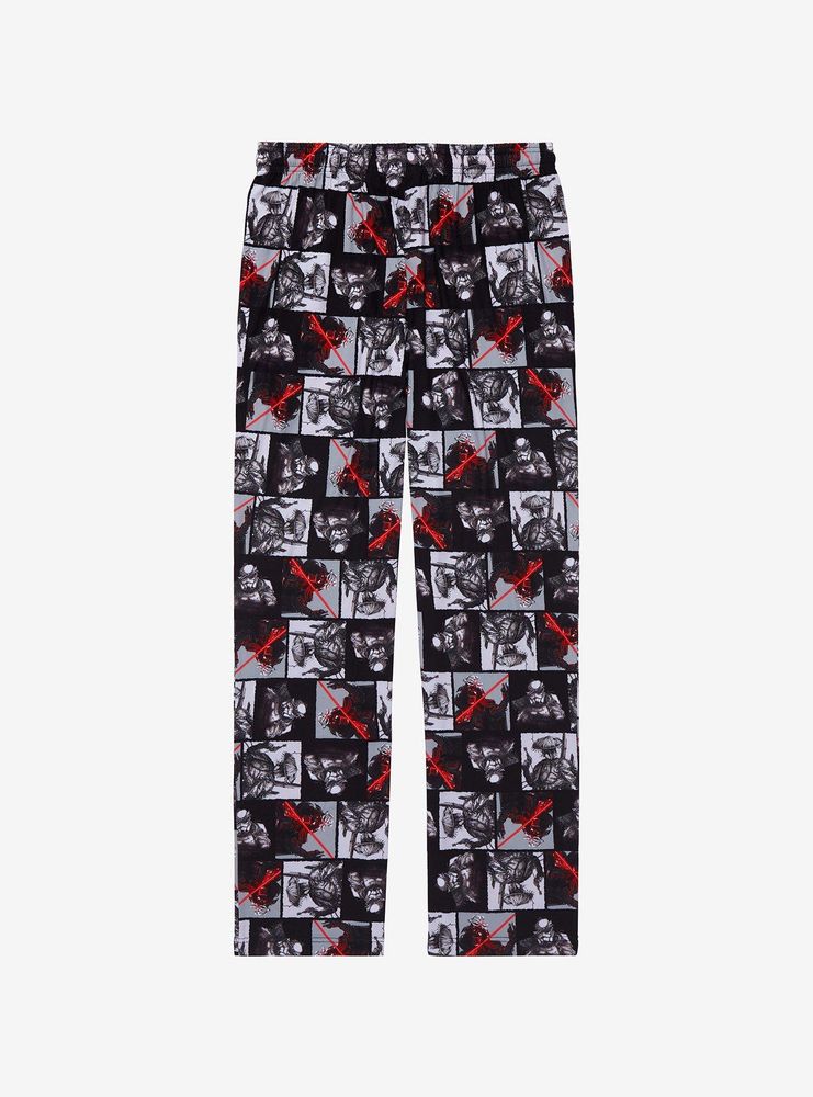 Star Wars Character Grid Allover Print Sleep Pants - BoxLunch Exclusive