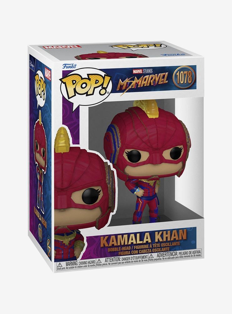Funko Pop! Marvel Ms. Marvel Kamala Khan Vinyl Bobble-Head