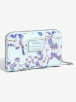 Loungefly Disney Alice in Wonderland Alice & Dinah Floral Sequin Wallet - BoxLunch Exclusive