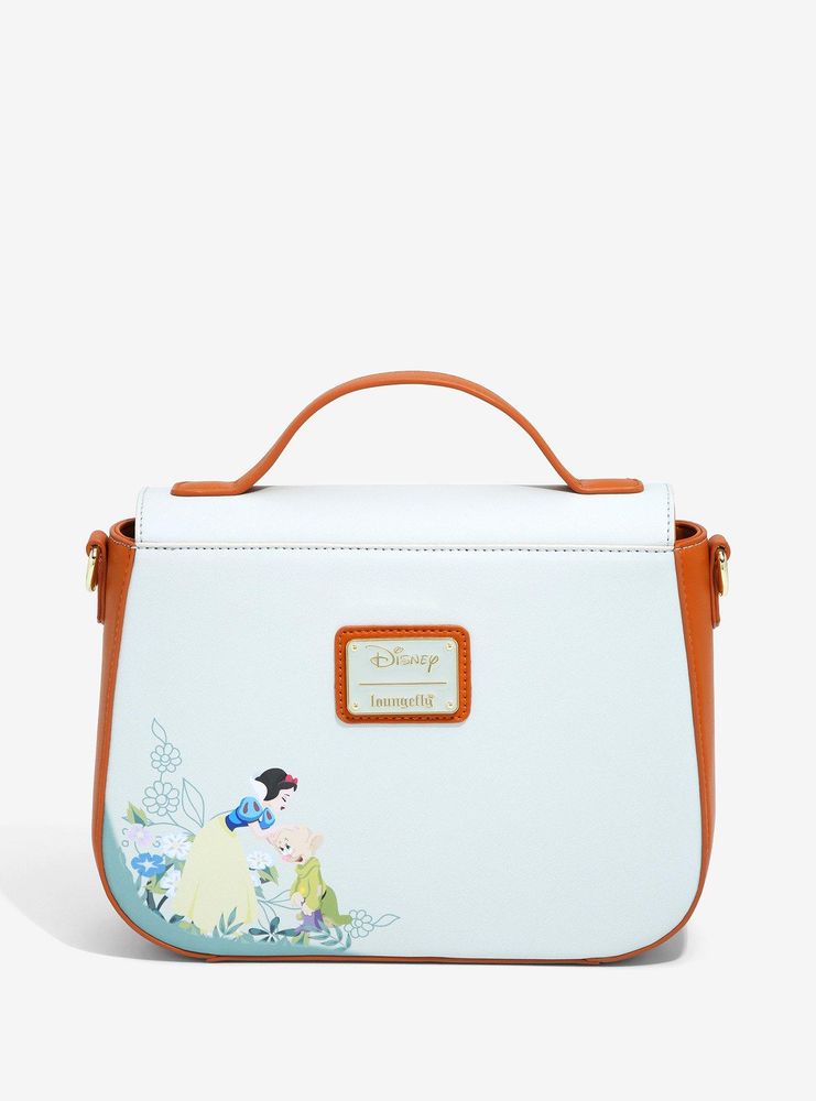 Loungefly Disney Snow White and the Seven Dwarfs Animal Friends & Characters Floral Handbag - BoxLunch Exclusive