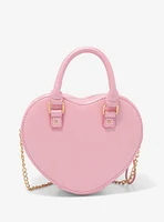 Pink Lolita Heart Crossbody Bag