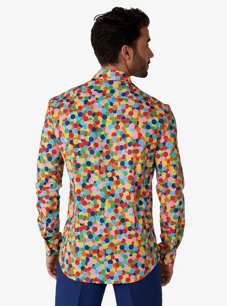 Confetti Woven Button-Up