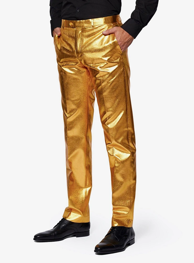 Gold Metallic Party Suit