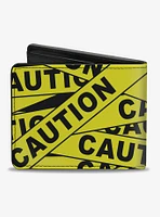 Caution Tape Bifold Wallet