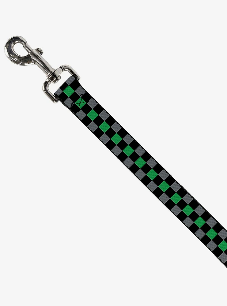 Checker Print Dog Leash