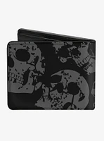 Stacked Skulls Bifold Wallet