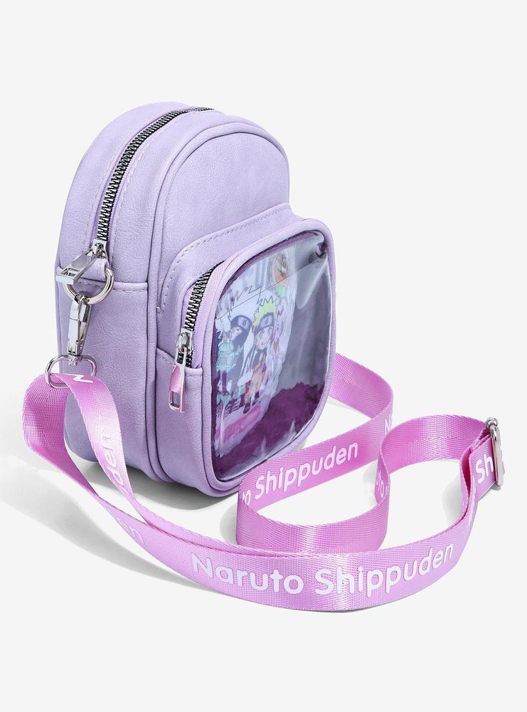 Naruto Shippuden Chibi Team 7 Pin Collector Crossbody Bag - BoxLunch Exclusive