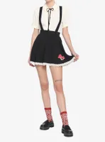 Mushroom Patch Suspender Skirt