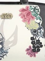 Star Wars The Mandalorian Boba Fett & Mando Floral Handbag - BoxLunch Exclusive