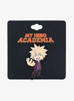 My Hero Academia: Two Heroes Chibi Bakugo in Suit Enamel Pin - BoxLunch Exclusive