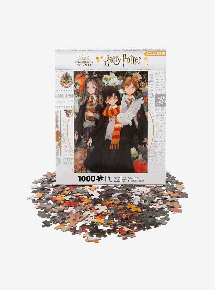 Harry Potter Floral Portrait 1000-Piece Puzzle