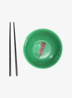 Jujutsu Kaisen Chibi Character Ramen Bowl With Chopsticks