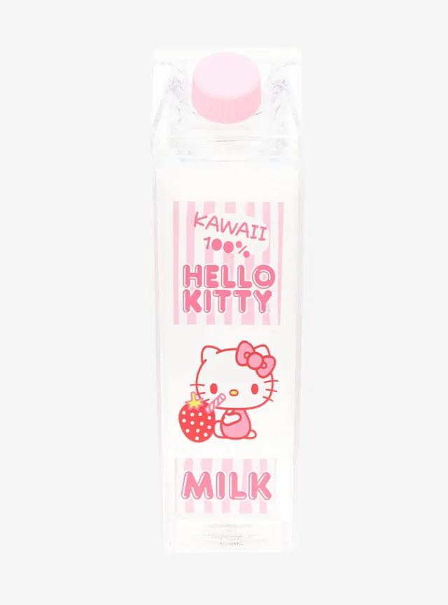 Sanrio MY MELODY STRAWBERRY MILK CARTON WATER BOTTLE 16 oz