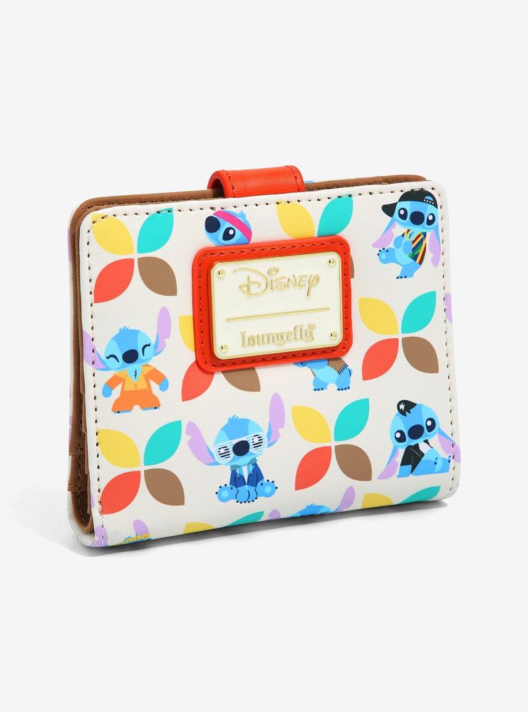 Loungefly Disney Lilo & Stitch Decade Outfits Small Wallet - BoxLunch Exclusive