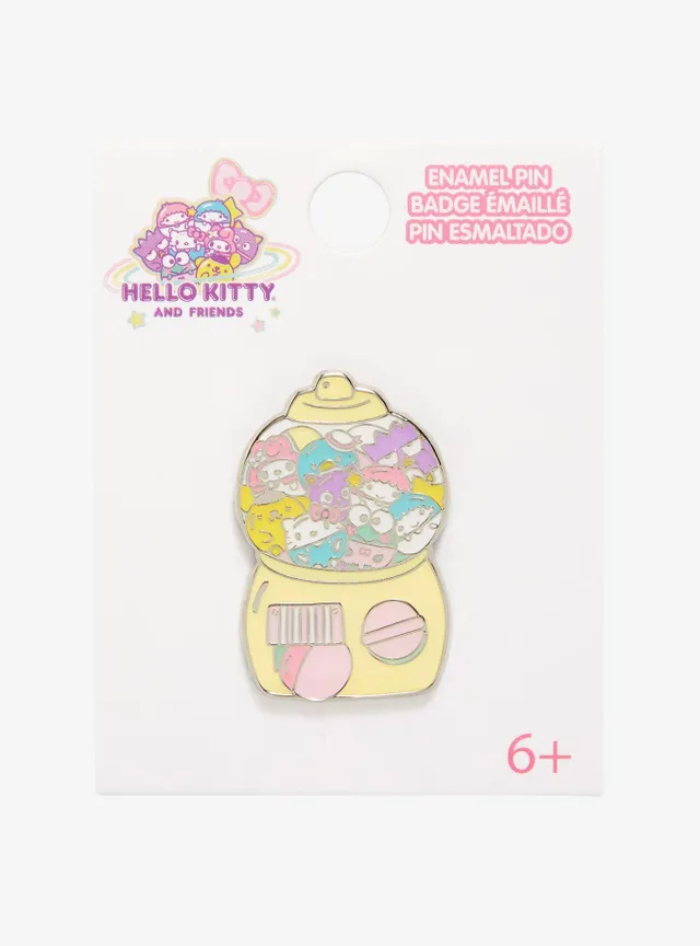 Boxlunch Loungefly Sanrio My Melody & Hello Kitty Bubblegum Machine Enamel  Pin - BoxLunch Exclusive