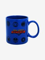 Marvel Ms. Marvel New Jersey Avengercon Logo & Avenger Icons Mug - BoxLunch Exclusive