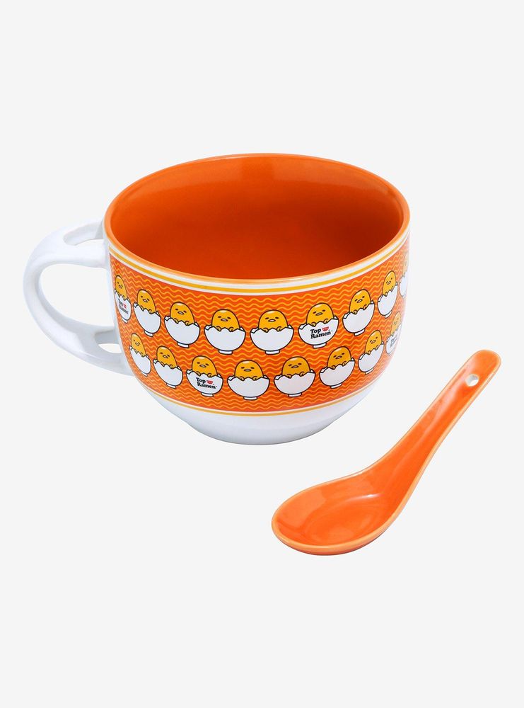 Nissin Top Ramen x Gudetama Soup Mug with Spoon