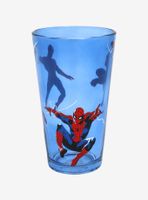 Marvel Spider-Man Swinging Spider-Man Pint Glass - BoxLunch Exclusive