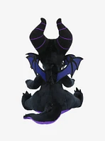 Disney Sleeping Beauty Dragon Maleficent Zip Mouth 8 Inch Plush